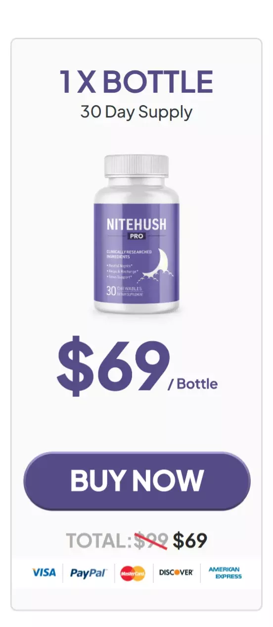 NiteHush Pro - 1 Bottle Price